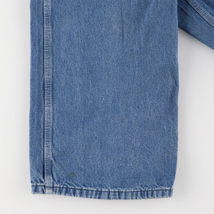 00'S Carhartt denim overalls, made in the USA, men's w36 equivalent cotton blue type Vintage Second Hand