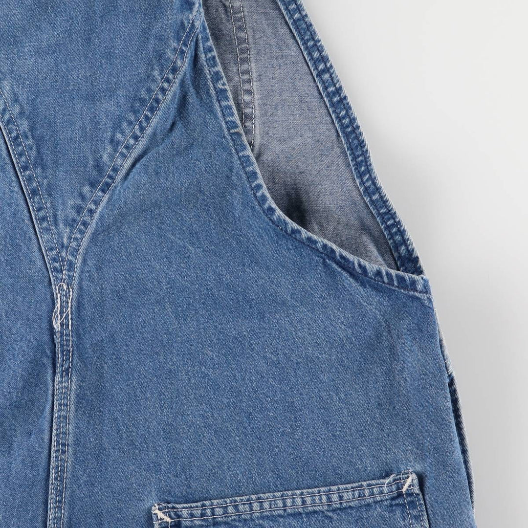 00'S Carhartt denim overalls, made in the USA, men's w36 equivalent cotton blue type Vintage Second Hand