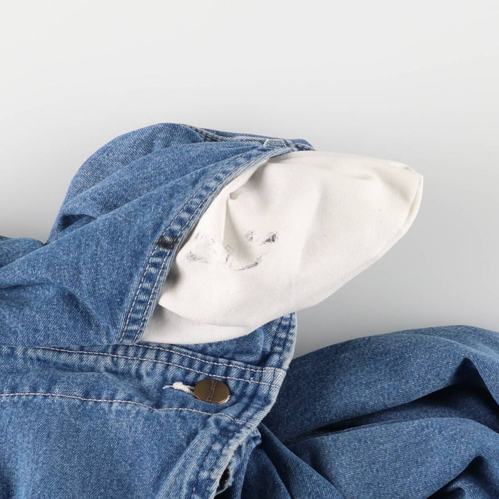 00'S Carhartt denim overalls, made in the USA, men's w36 equivalent cotton blue type Vintage Second Hand