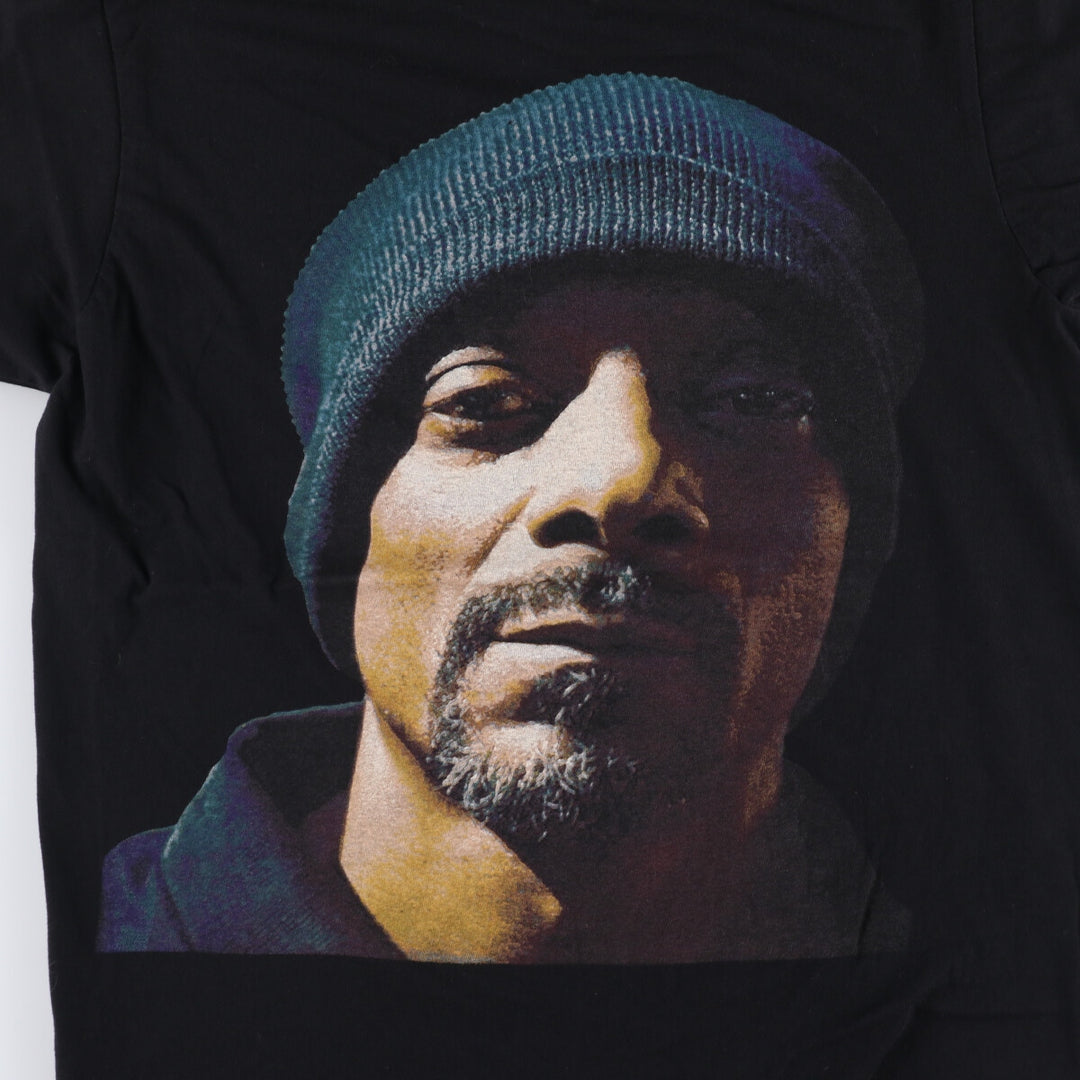 SNOOP DOGG Snoop Dogg Rap T-shirt Rap T Men's M size cotton black type Vintage Second Hand