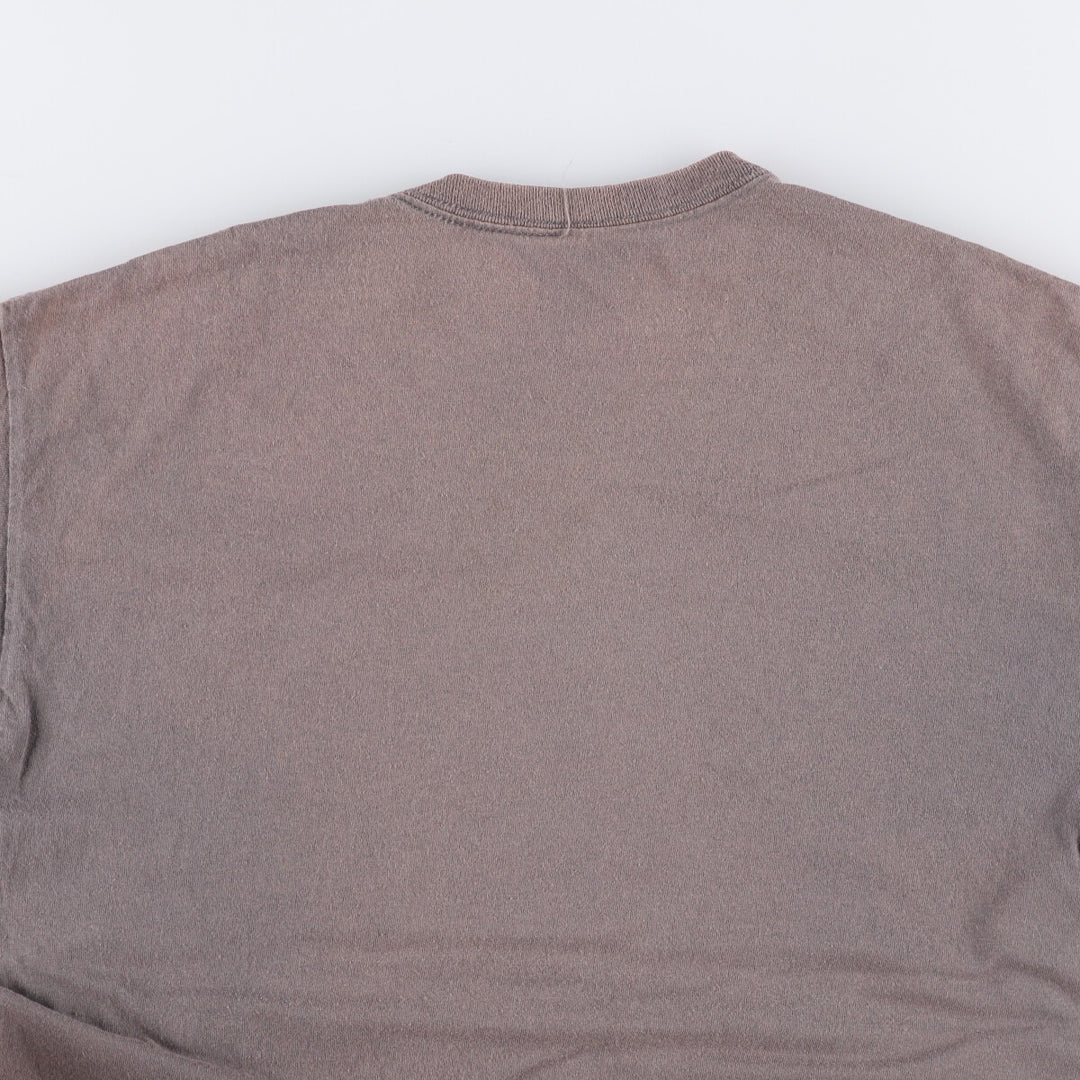 NIRVANA Nirvana Band T-shirt, Band T, Men's L size cotton Charcoal Vintage Second Hand