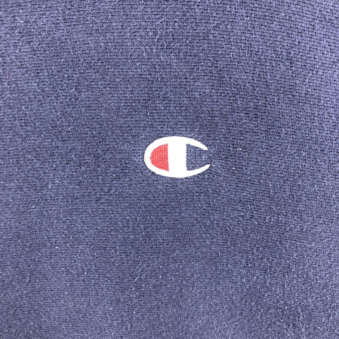 Champion REVERSE WEAVE Stars and Stripes Logo Sweatshirt, Men's Size L cotton navy blue type Vintage Second Hand