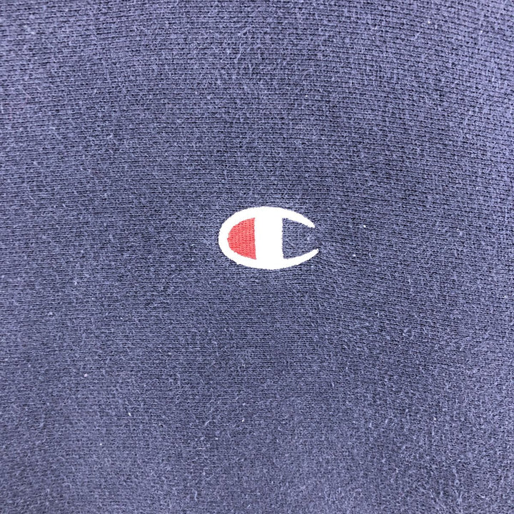 Champion REVERSE WEAVE Stars and Stripes Logo Sweatshirt, Men's Size L cotton navy blue type Vintage Second Hand