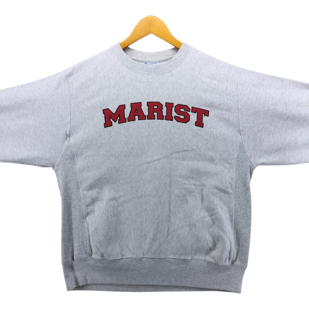 Champion REVERSE WEAVE Reverse Weave College Sweatshirt Trainer Men's M size cotton gray type Vintage Second Hand