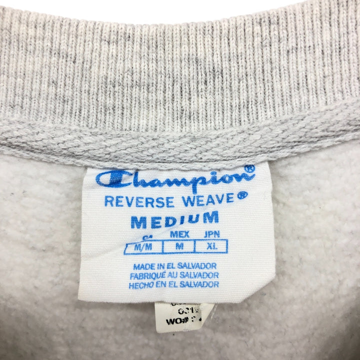 Champion REVERSE WEAVE Reverse Weave College Sweatshirt Trainer Men's M size cotton gray type Vintage Second Hand