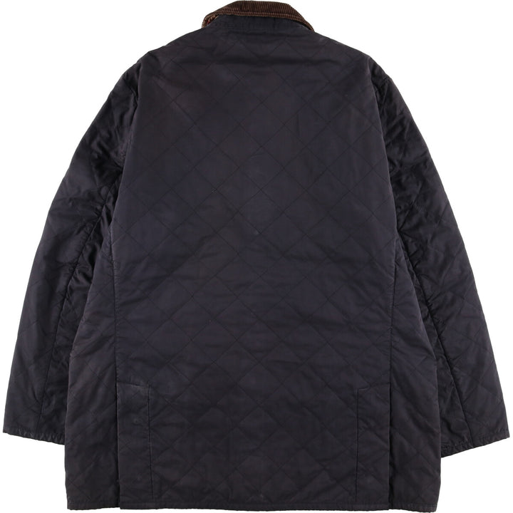 Burberry's BURBERRY LONDON padded quilted puffer jacket, men's size XL unclear black type Vintage Second Hand