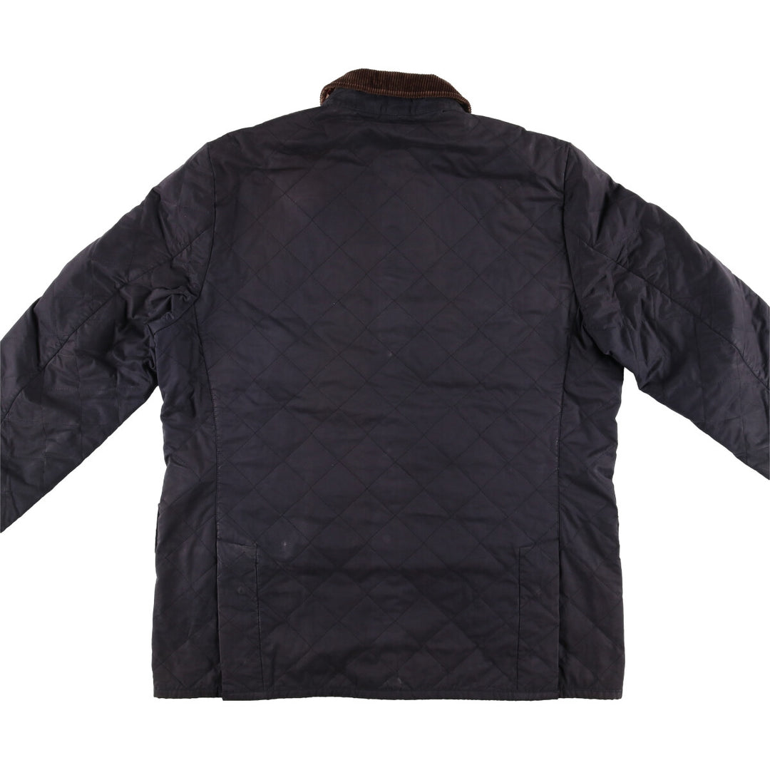 Burberry's BURBERRY LONDON padded quilted puffer jacket, men's size XL unclear black type Vintage Second Hand