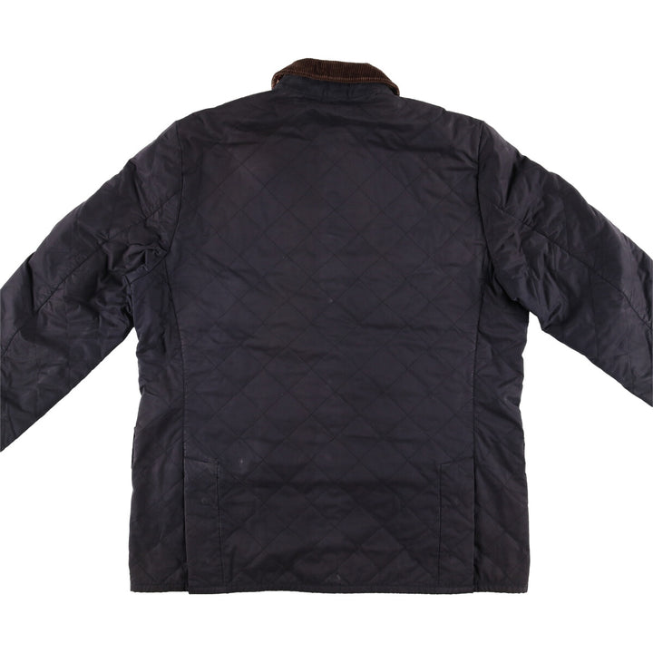 Burberry's BURBERRY LONDON padded quilted puffer jacket, men's size XL unclear black type Vintage Second Hand