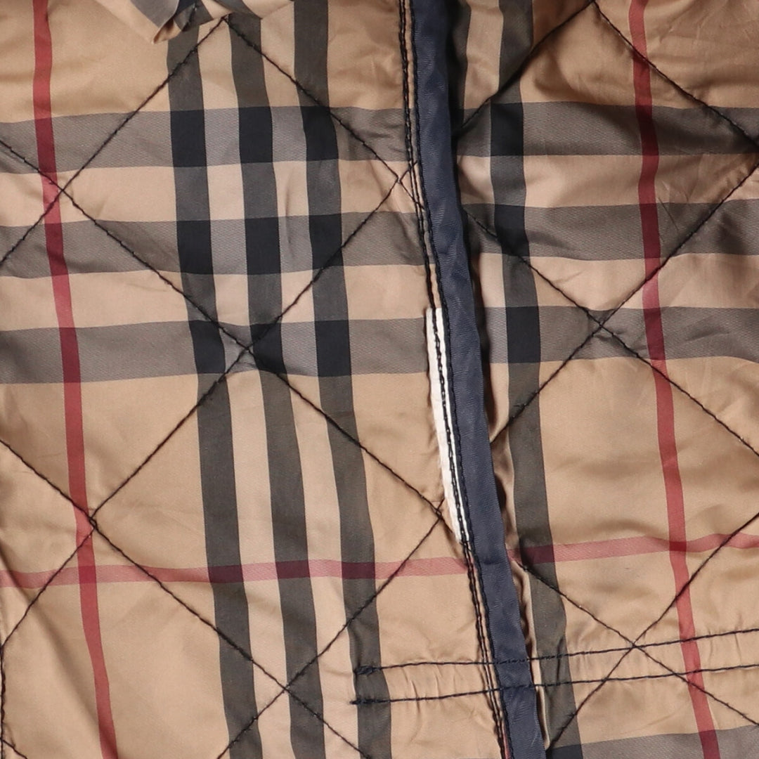 Burberry's BURBERRY LONDON padded quilted puffer jacket, men's size XL unclear black type Vintage Second Hand