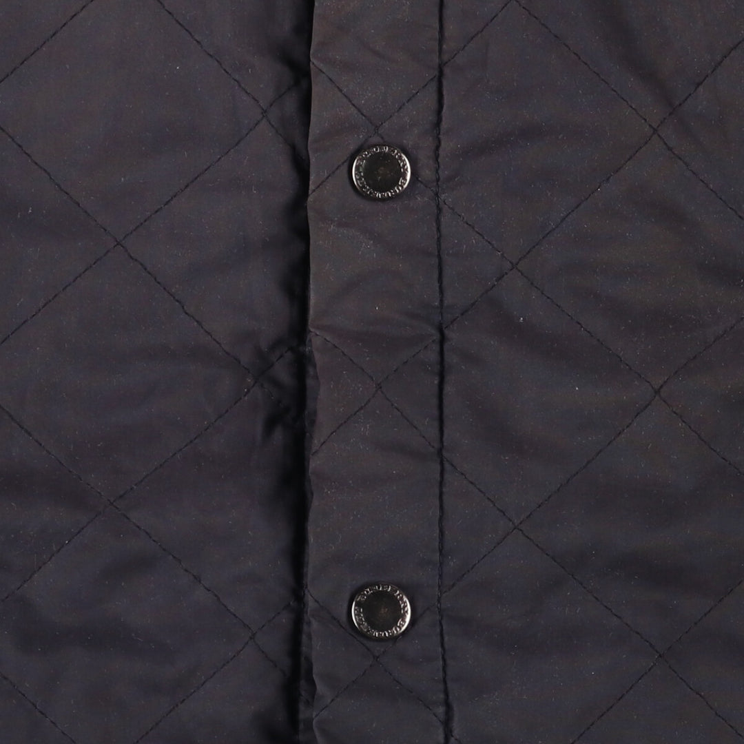 Burberry's BURBERRY LONDON padded quilted puffer jacket, men's size XL unclear black type Vintage Second Hand