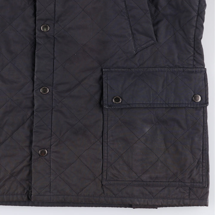 Burberry's BURBERRY LONDON padded quilted puffer jacket, men's size XL unclear black type Vintage Second Hand