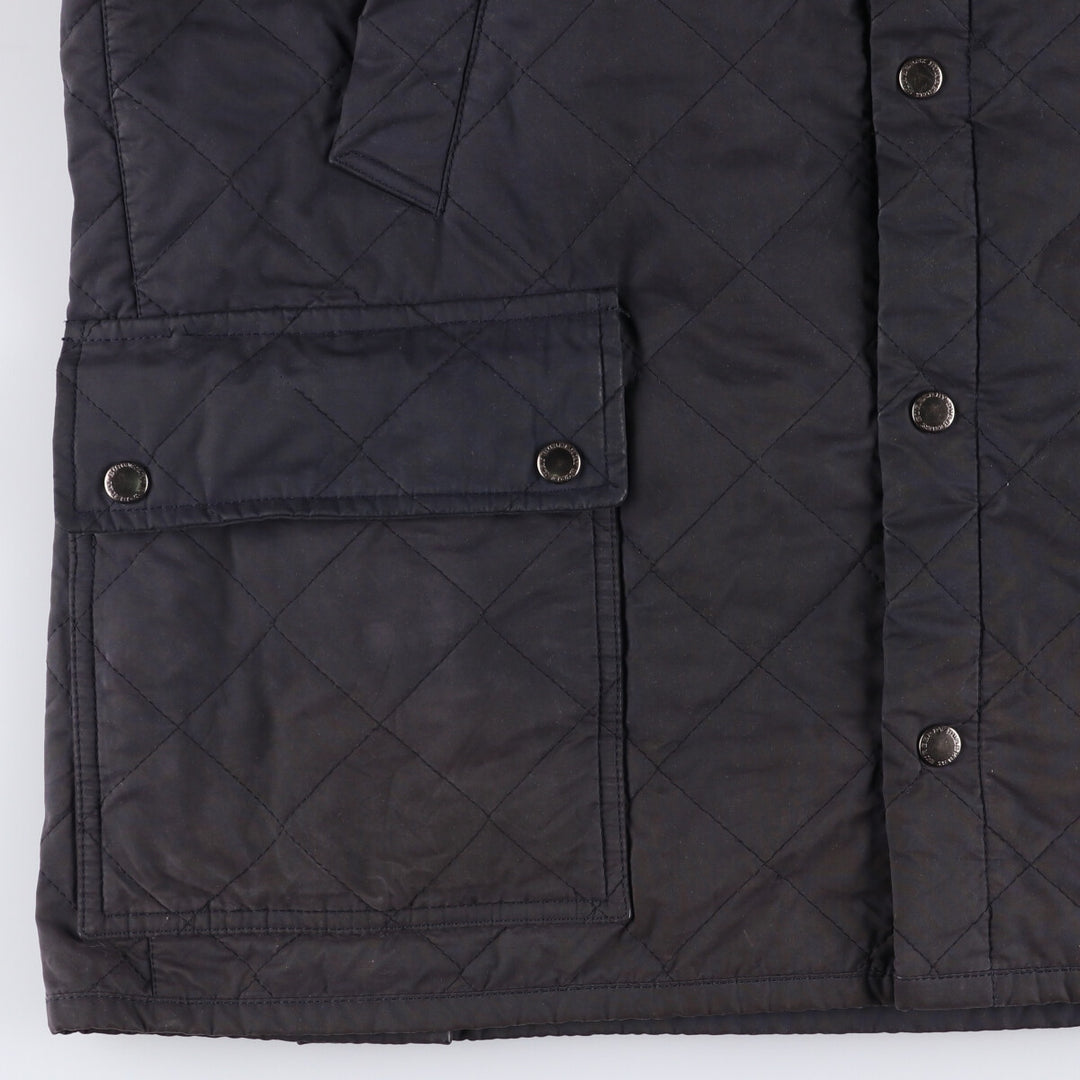 Burberry's BURBERRY LONDON padded quilted puffer jacket, men's size XL unclear black type Vintage Second Hand