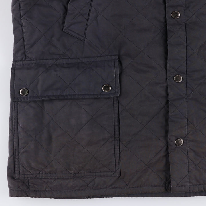 Burberry's BURBERRY LONDON padded quilted puffer jacket, men's size XL unclear black type Vintage Second Hand