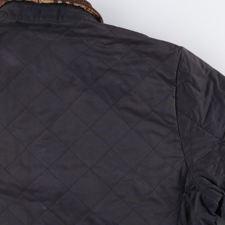Burberry's BURBERRY LONDON padded quilted puffer jacket, men's size XL unclear black type Vintage Second Hand