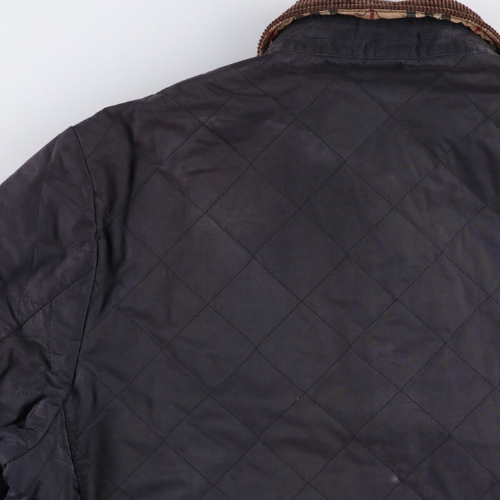 Burberry's BURBERRY LONDON padded quilted puffer jacket, men's size XL unclear black type Vintage Second Hand