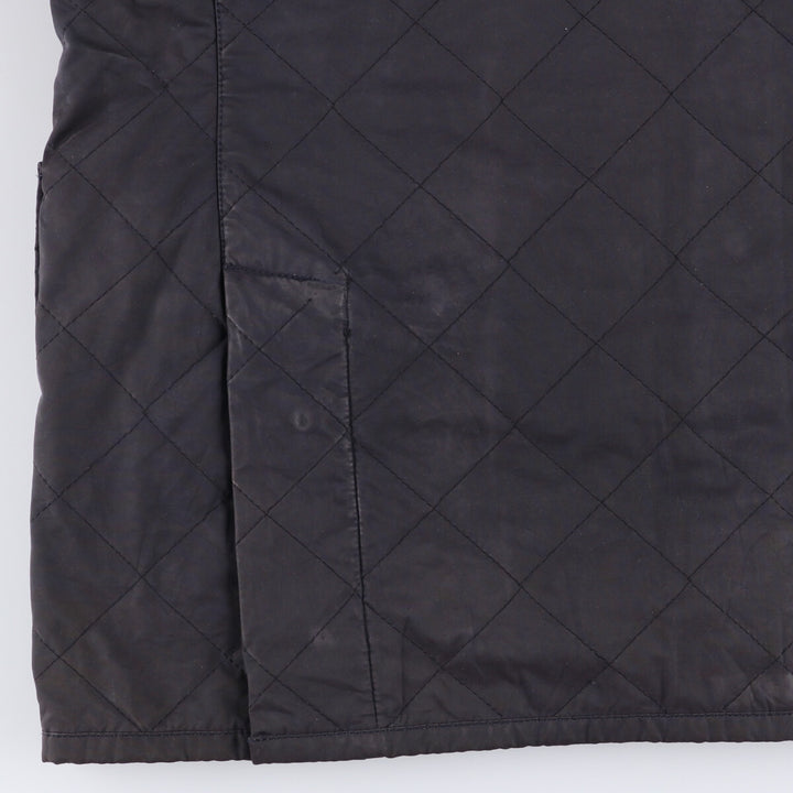 Burberry's BURBERRY LONDON padded quilted puffer jacket, men's size XL unclear black type Vintage Second Hand