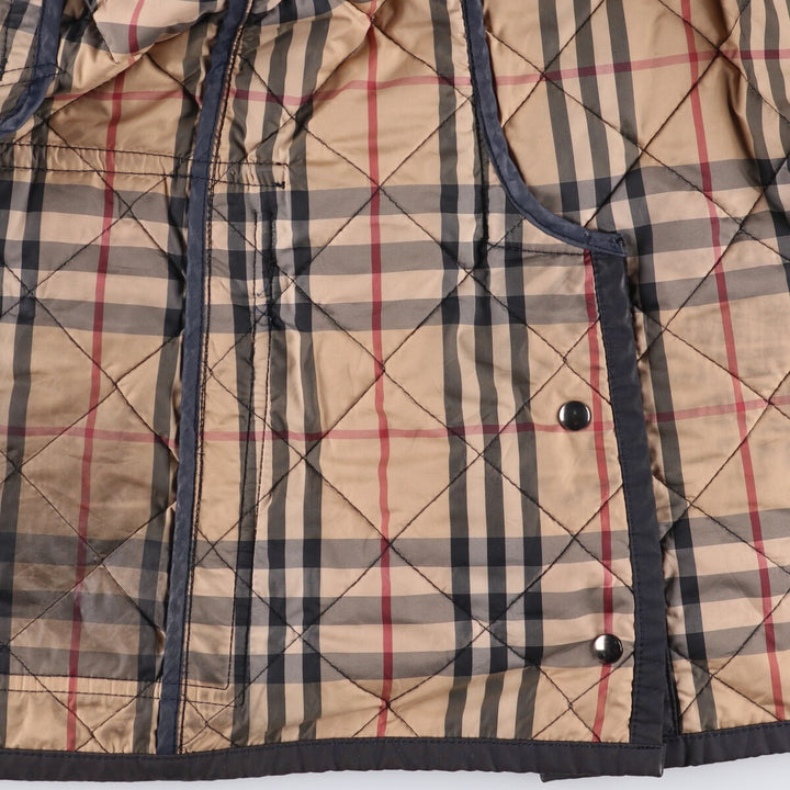 Burberry's BURBERRY LONDON padded quilted puffer jacket, men's size XL unclear black type Vintage Second Hand