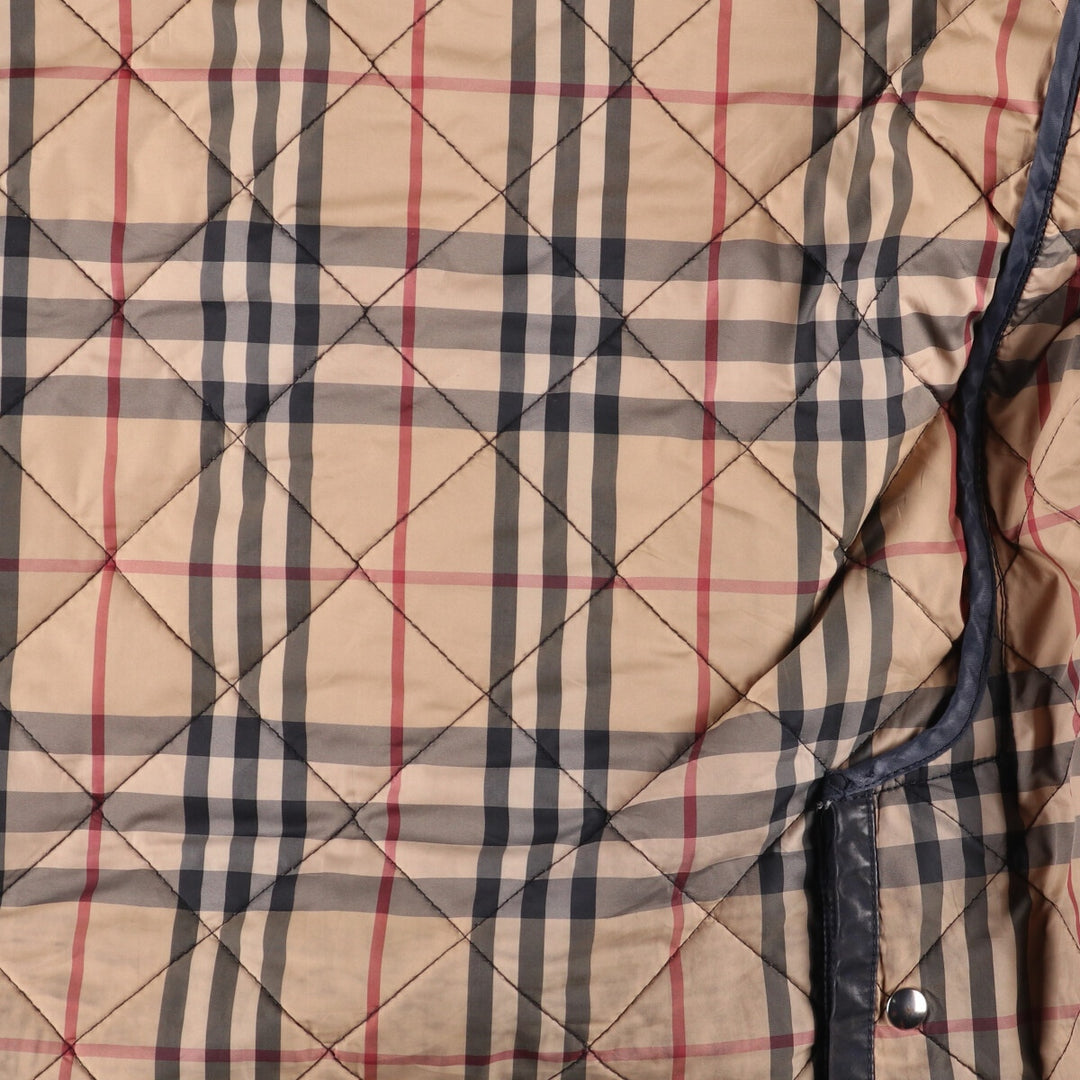 Burberry's BURBERRY LONDON padded quilted puffer jacket, men's size XL unclear black type Vintage Second Hand