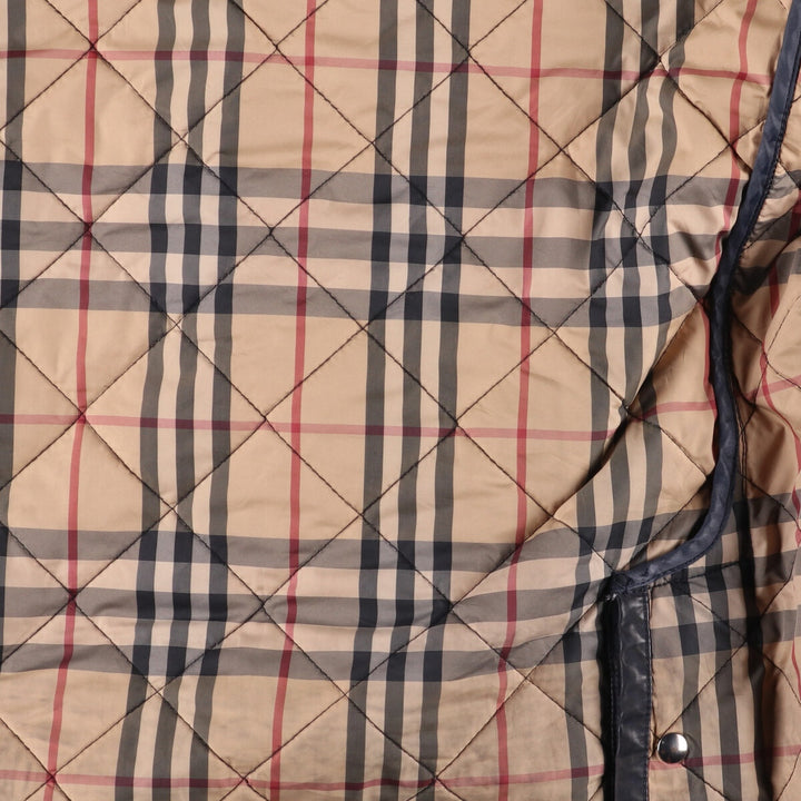 Burberry's BURBERRY LONDON padded quilted puffer jacket, men's size XL unclear black type Vintage Second Hand