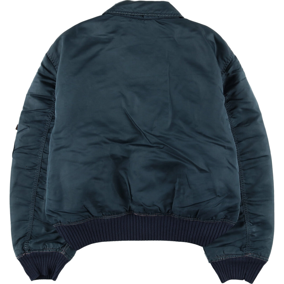 90'S Civilian Alpha CWU-45 Nylon navy blue type Vintage Second Hand