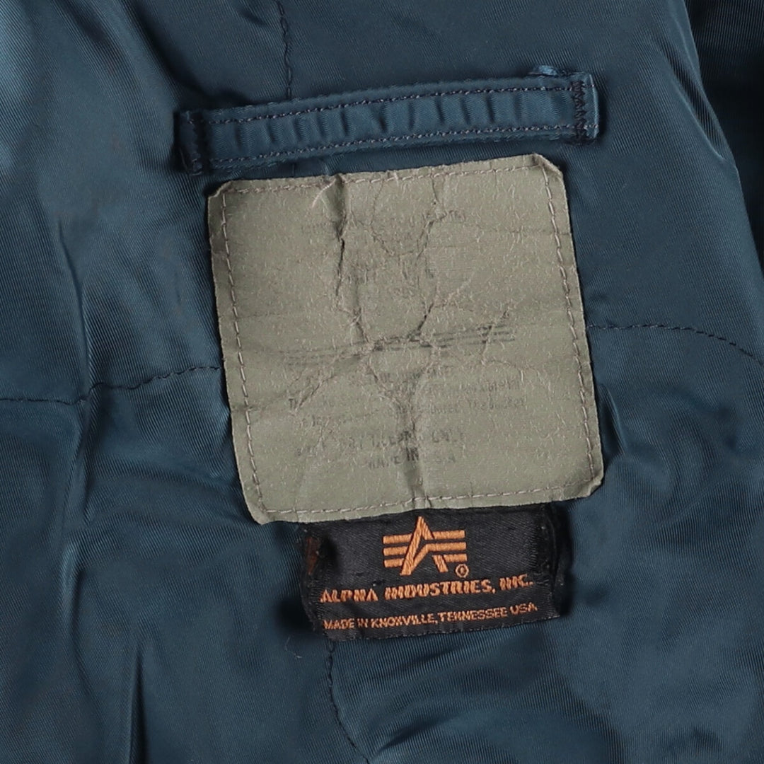 90'S Civilian Alpha CWU-45 Nylon navy blue type Vintage Second Hand