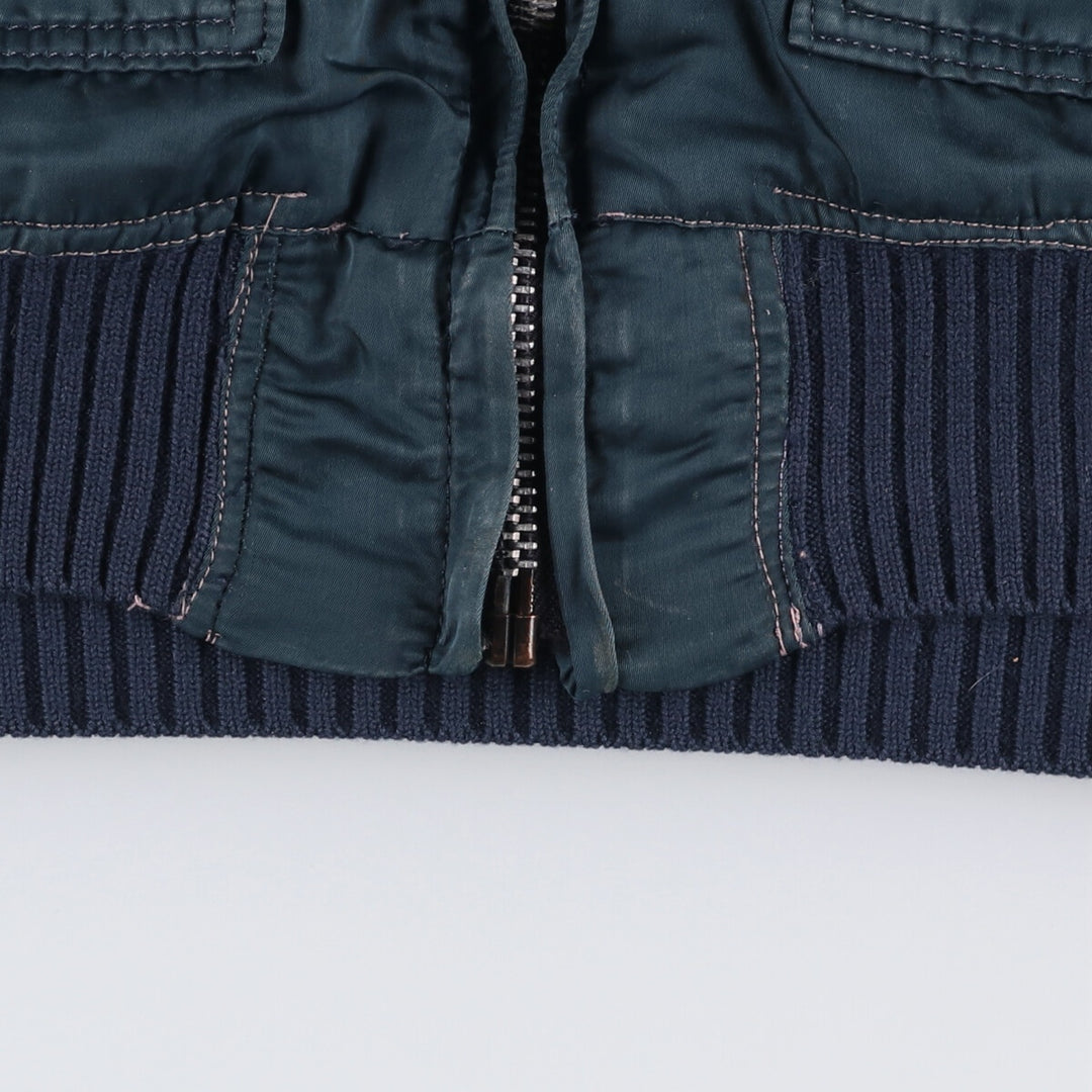 90'S Civilian Alpha CWU-45 Nylon navy blue type Vintage Second Hand