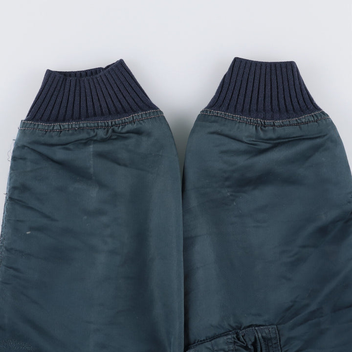 90'S Civilian Alpha CWU-45 Nylon navy blue type Vintage Second Hand