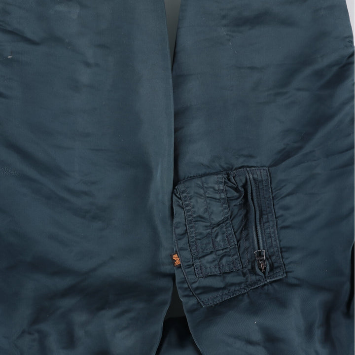 90'S Civilian Alpha CWU-45 Nylon navy blue type Vintage Second Hand