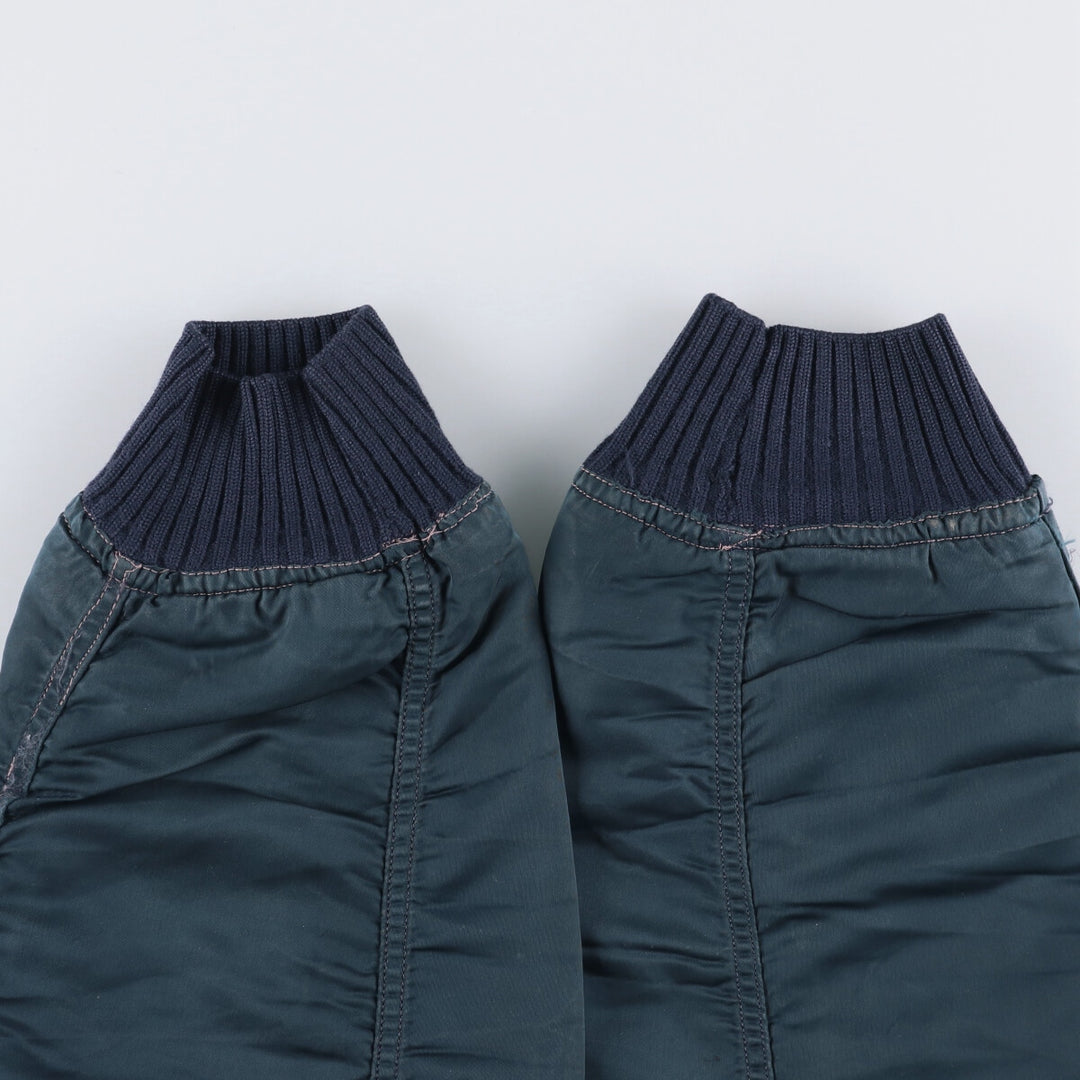 90'S Civilian Alpha CWU-45 Nylon navy blue type Vintage Second Hand