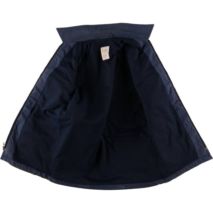 Vintage 1980'S Utility Jacket, Men's Blue, Made in USA, Size M polyester navy blue type Vintage Second Hand