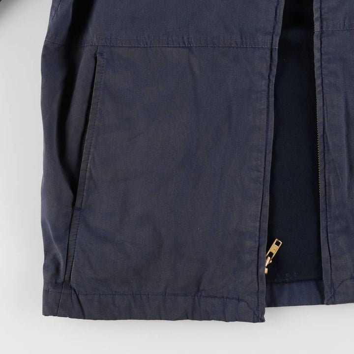 Vintage 1980'S Utility Jacket, Men's Blue, Made in USA, Size M polyester navy blue type Vintage Second Hand