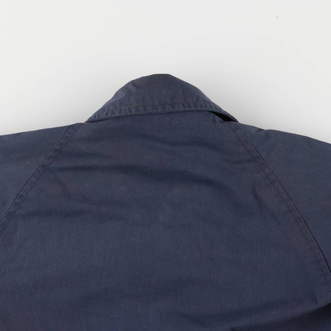 Vintage 1980'S Utility Jacket, Men's Blue, Made in USA, Size M polyester navy blue type Vintage Second Hand