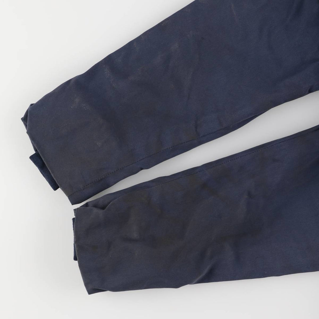 Vintage 1980'S Utility Jacket, Men's Blue, Made in USA, Size M polyester navy blue type Vintage Second Hand