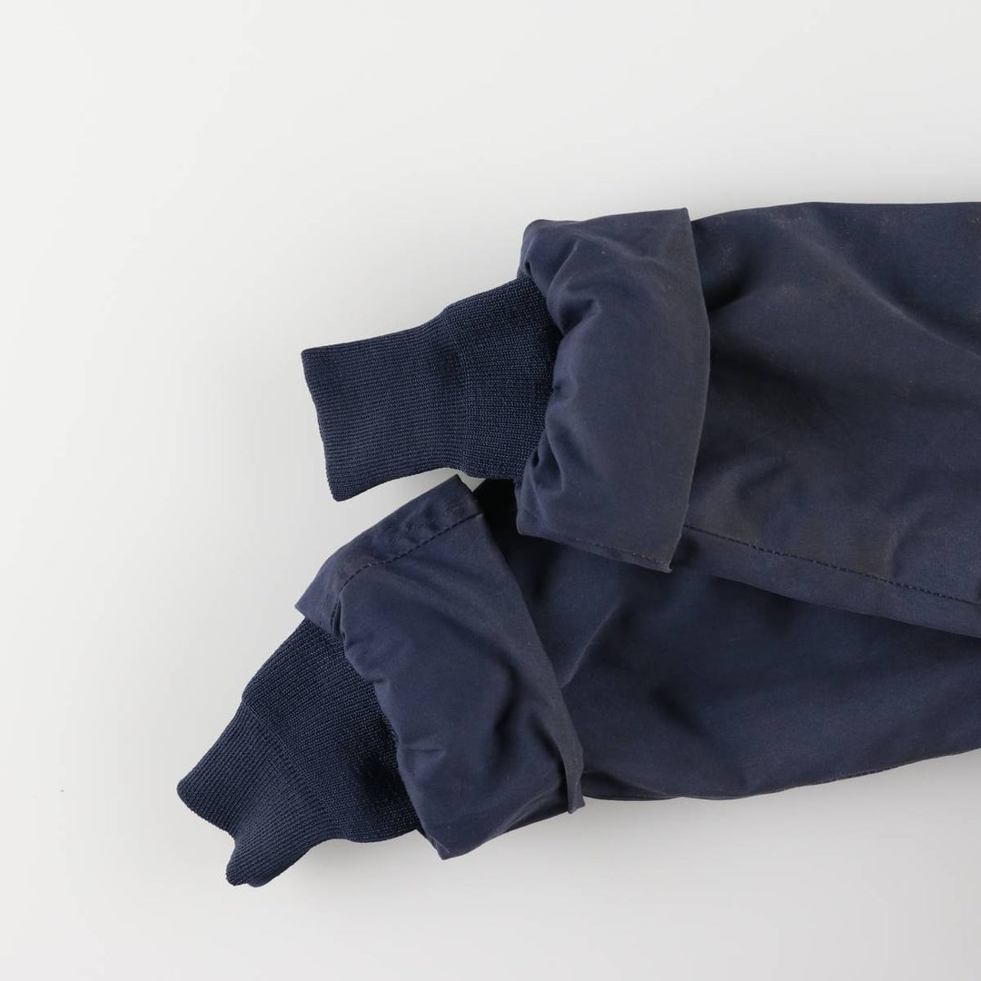 Vintage 1980'S Utility Jacket, Men's Blue, Made in USA, Size M polyester navy blue type Vintage Second Hand