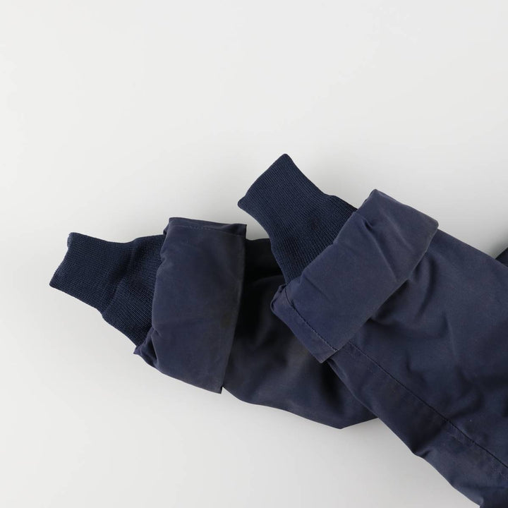 Vintage 1980'S Utility Jacket, Men's Blue, Made in USA, Size M polyester navy blue type Vintage Second Hand