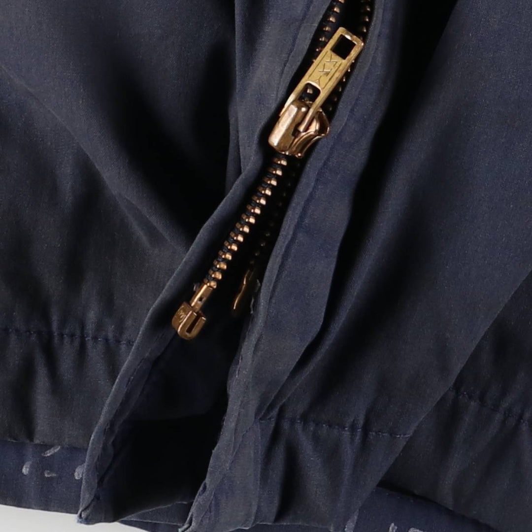 Vintage 1980'S Utility Jacket, Men's Blue, Made in USA, Size M polyester navy blue type Vintage Second Hand