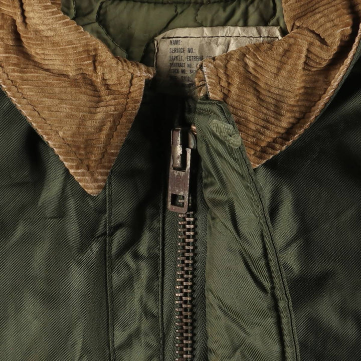 Authentic 1980'S US Navy Military Deck Jacket, Made in USA, Small, Men's Size Small, Vintage unclear Khaki type Vintage Second Hand