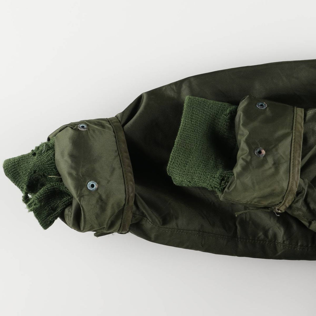 Authentic 1980'S US Navy Military Deck Jacket, Made in USA, Small, Men's Size Small, Vintage unclear Khaki type Vintage Second Hand