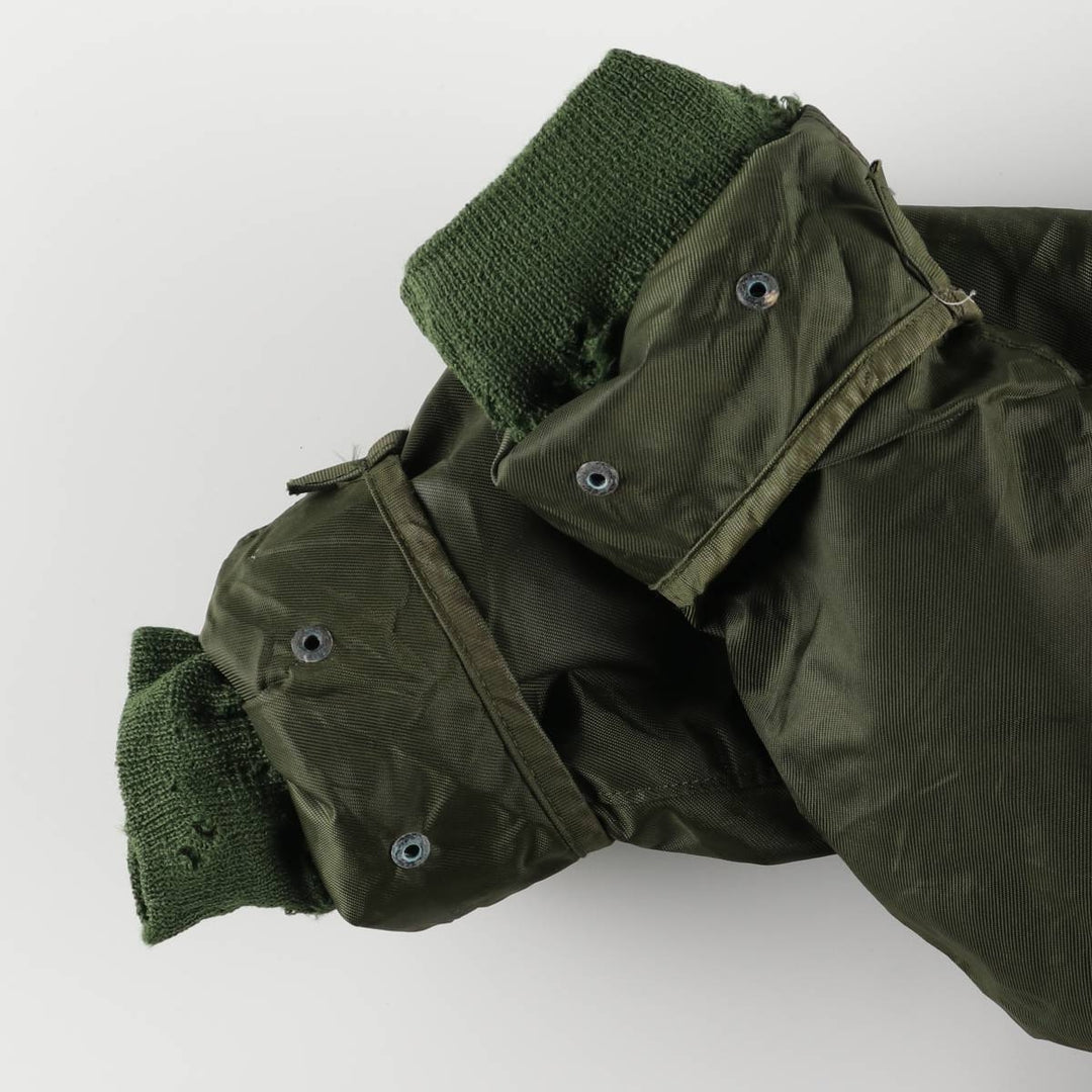 Authentic 1980'S US Navy Military Deck Jacket, Made in USA, Small, Men's Size Small, Vintage unclear Khaki type Vintage Second Hand