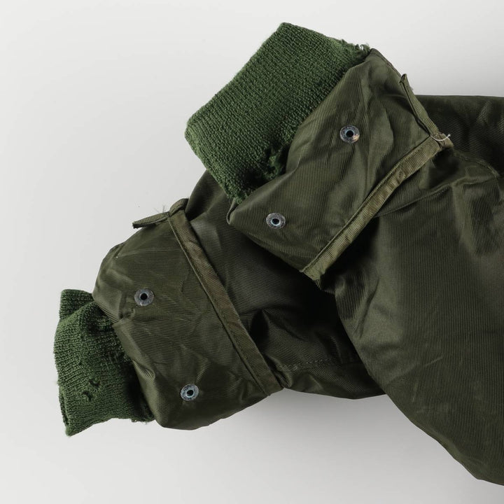 Authentic 1980'S US Navy Military Deck Jacket, Made in USA, Small, Men's Size Small, Vintage unclear Khaki type Vintage Second Hand