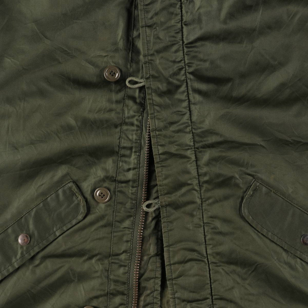 Authentic 1980'S US Navy Military Deck Jacket, Made in USA, Small, Men's Size Small, Vintage unclear Khaki type Vintage Second Hand