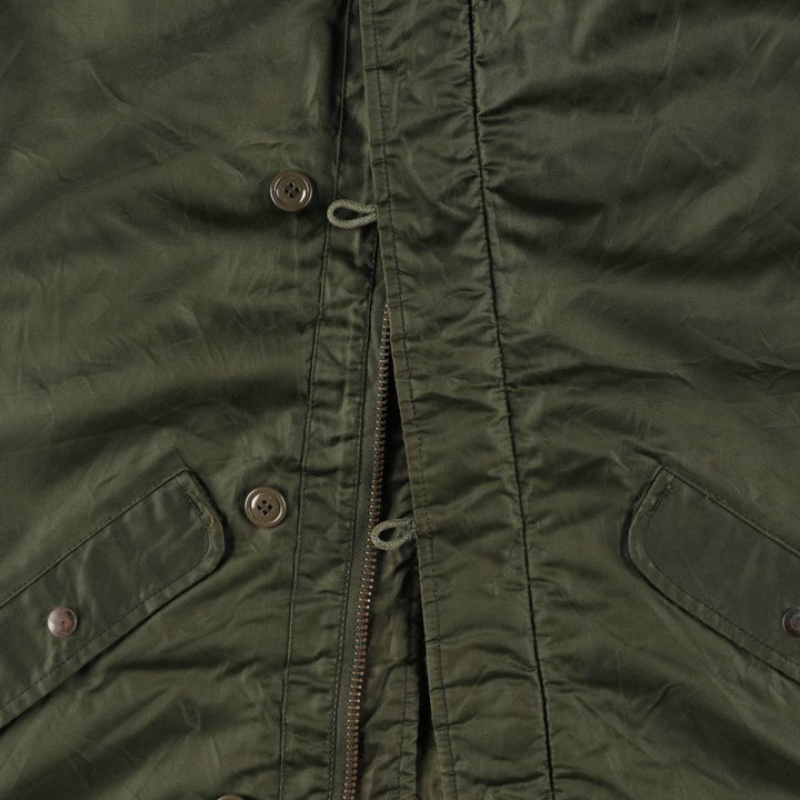 Authentic 1980'S US Navy Military Deck Jacket, Made in USA, Small, Men's Size Small, Vintage unclear Khaki type Vintage Second Hand