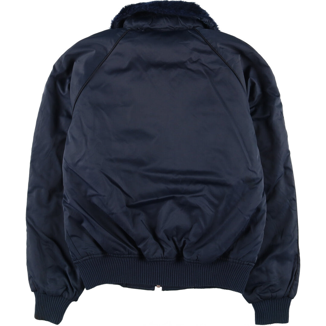 Civilian Spicer B-15 Type Military Flight Jacket, Men's Size Medium Nylon navy blue type Vintage Second Hand