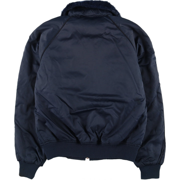 Civilian Spicer B-15 Type Military Flight Jacket, Men's Size Medium Nylon navy blue type Vintage Second Hand