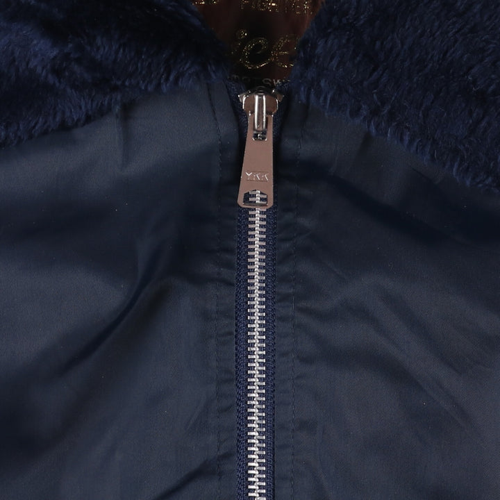 Civilian Spicer B-15 Type Military Flight Jacket, Men's Size Medium Nylon navy blue type Vintage Second Hand