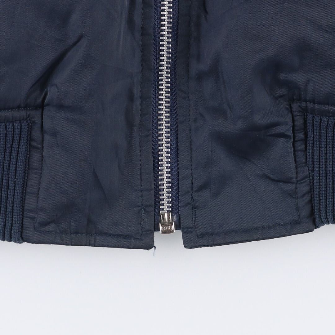 Civilian Spicer B-15 Type Military Flight Jacket, Men's Size Medium Nylon navy blue type Vintage Second Hand