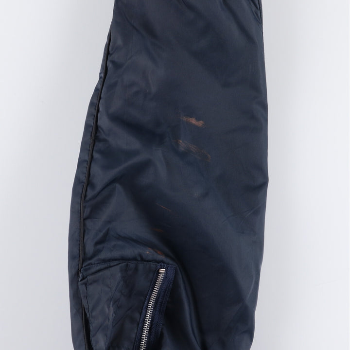Civilian Spicer B-15 Type Military Flight Jacket, Men's Size Medium Nylon navy blue type Vintage Second Hand
