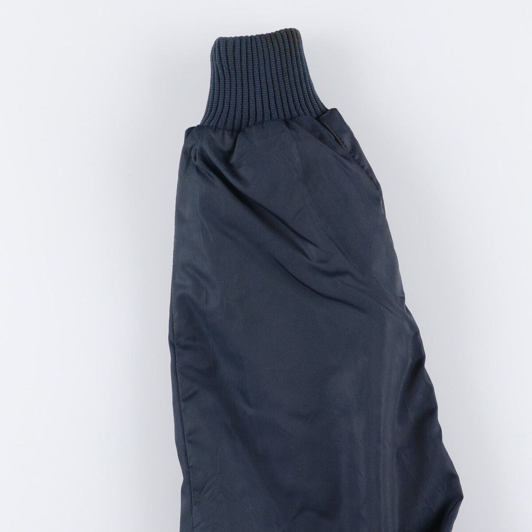 Civilian Spicer B-15 Type Military Flight Jacket, Men's Size Medium Nylon navy blue type Vintage Second Hand