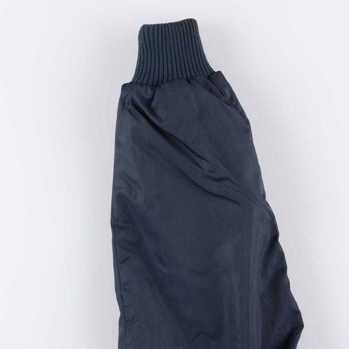 Civilian Spicer B-15 Type Military Flight Jacket, Men's Size Medium Nylon navy blue type Vintage Second Hand