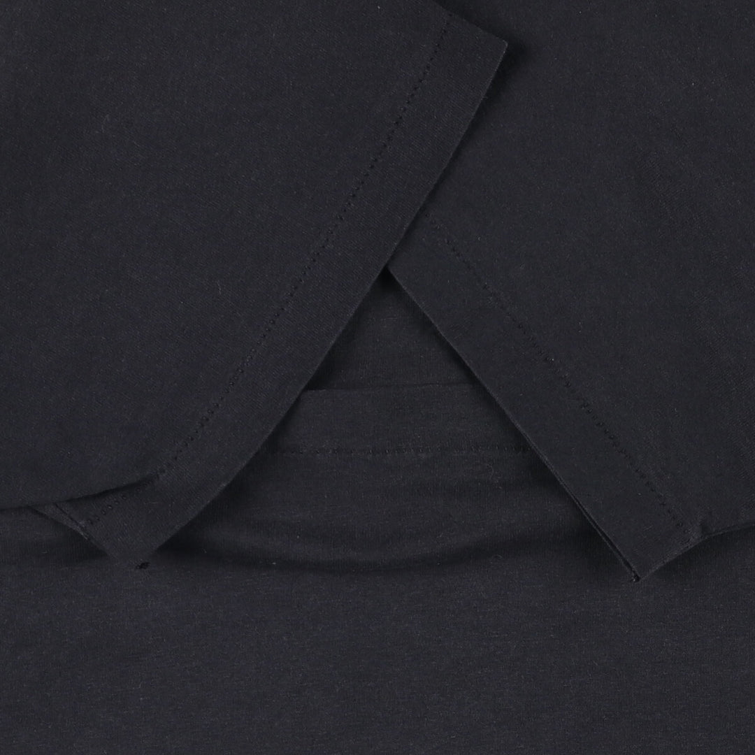 Vintage 90'S Hanes printed T-shirt, made in the USA, men's XL size cotton black type Vintage Second Hand